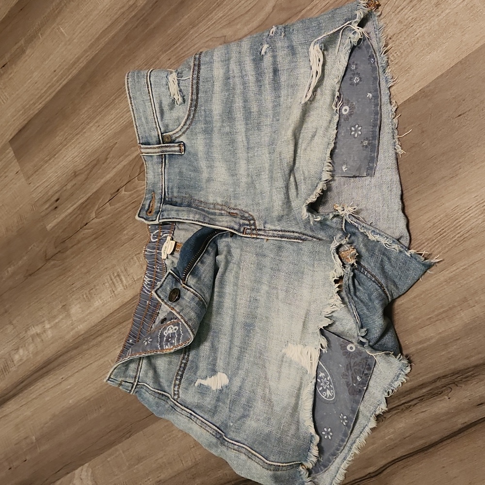 Aerie denim shorts